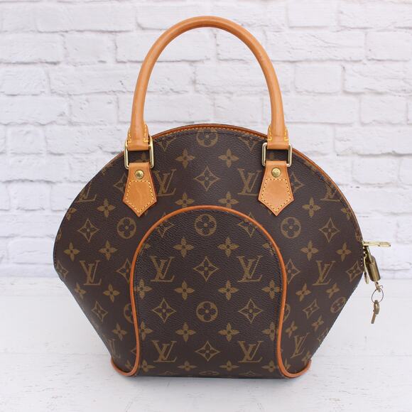 Louis Vuitton Ellipse PM Monogram Satchel Purse Handbag Tote LV Leather A2893 - Picture 5 of 8